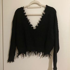 Zaful Deep V Swaeter